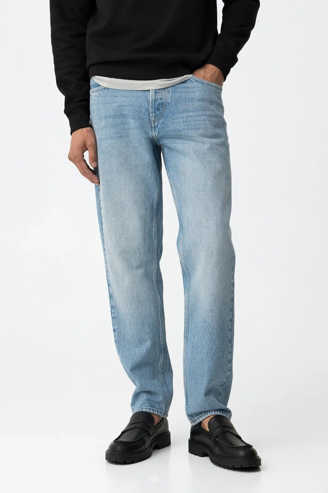Frame Jeans Slim Fit in Denim Stretch 17cm uomo - Glamood Outlet