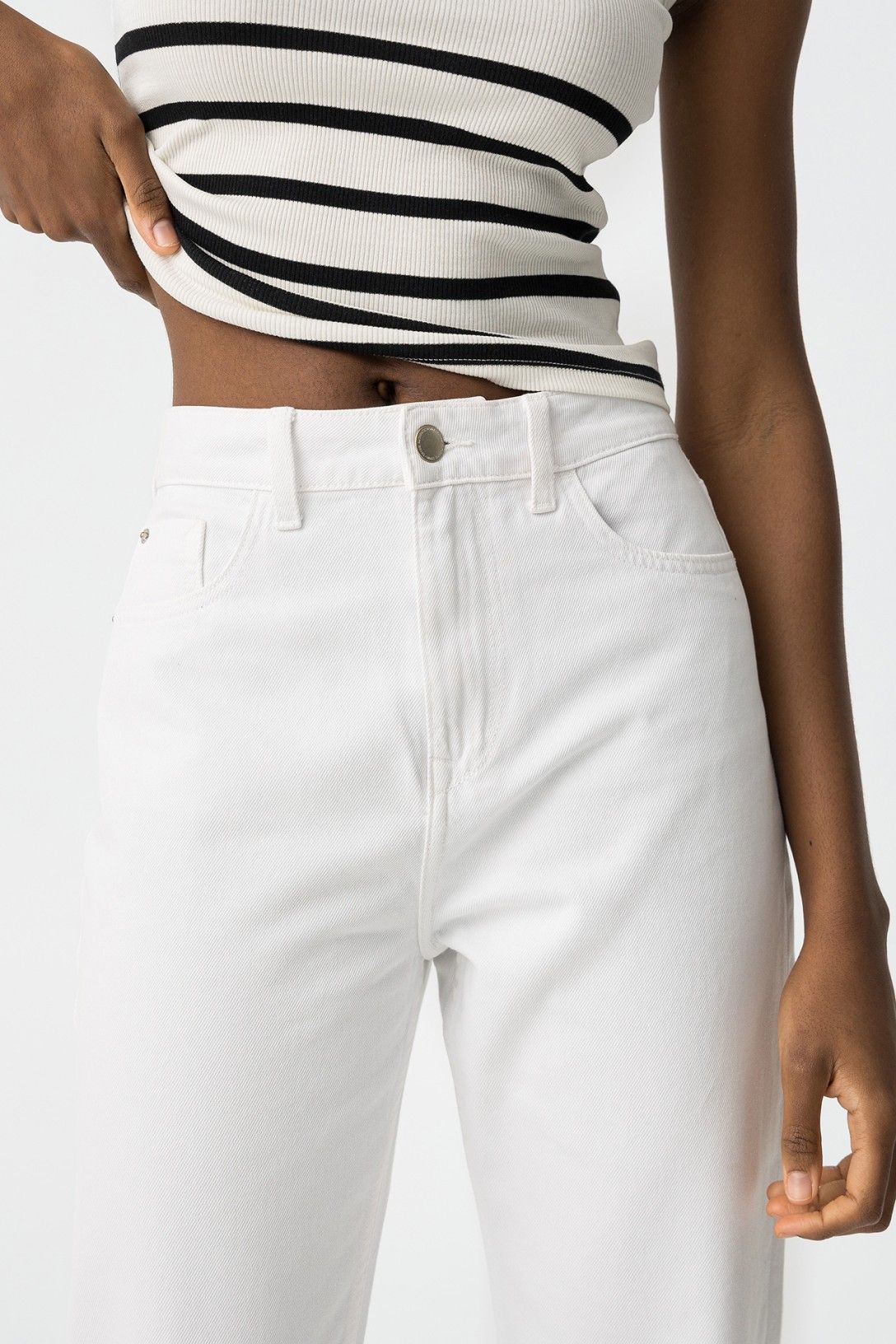 Jeans Bianco Mom 127