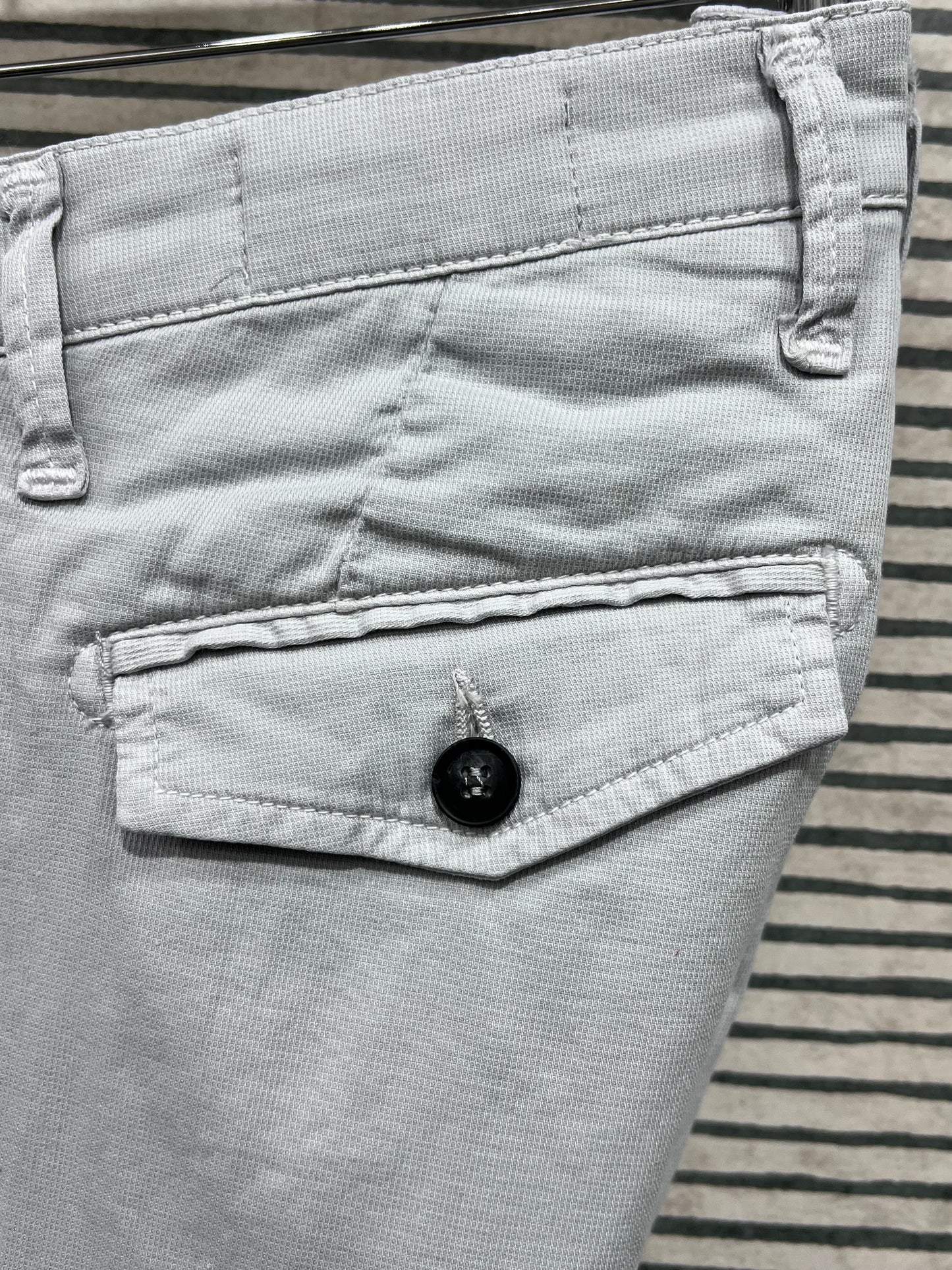 Pantalone Uomo in Cotone Patt | Made in Italy | Ultime Tg. in Grigio