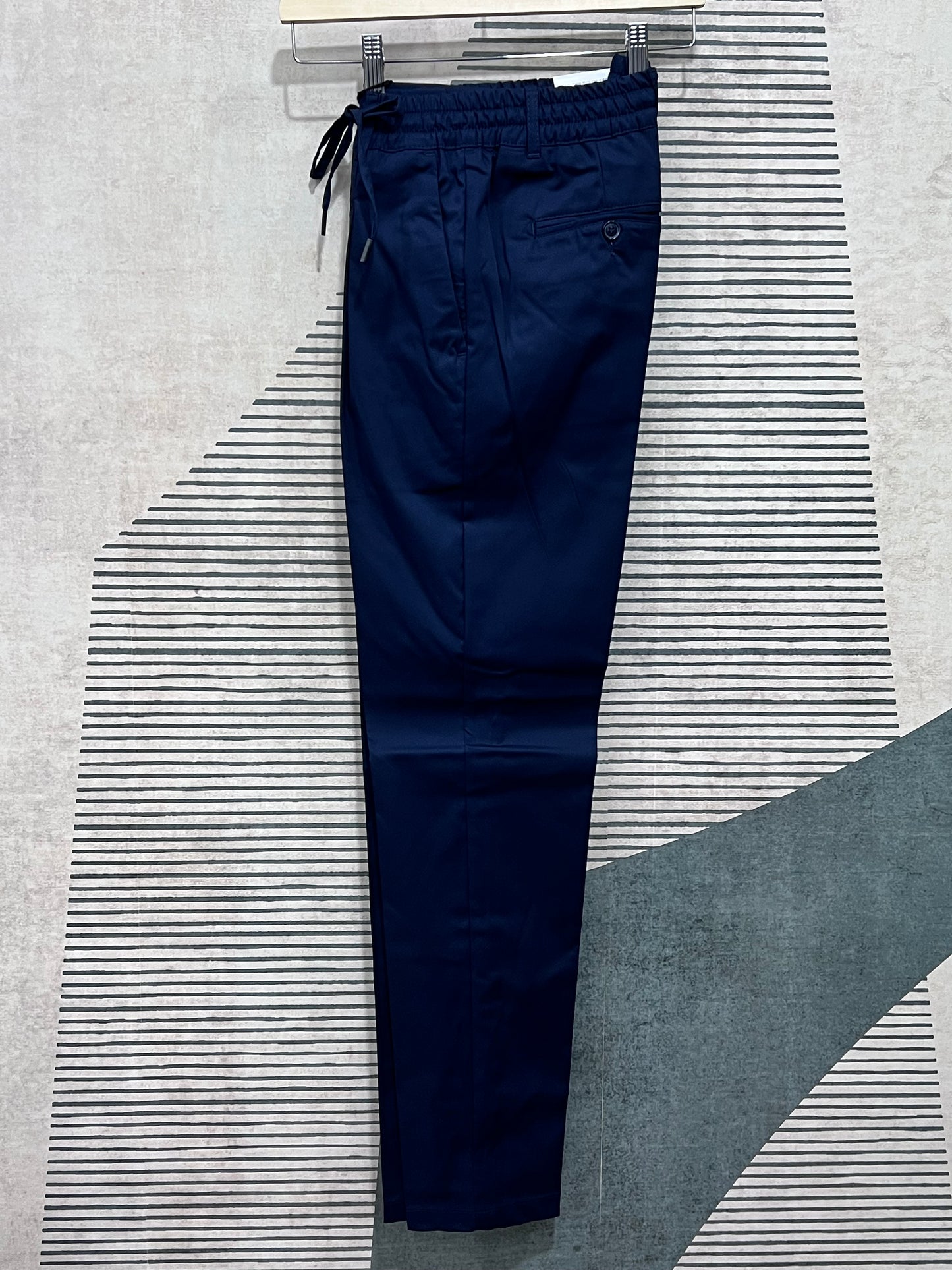 Pantalone Uomo Tela Para| Beige & Blu ( Ultime Tg. 46 - 48- 52)