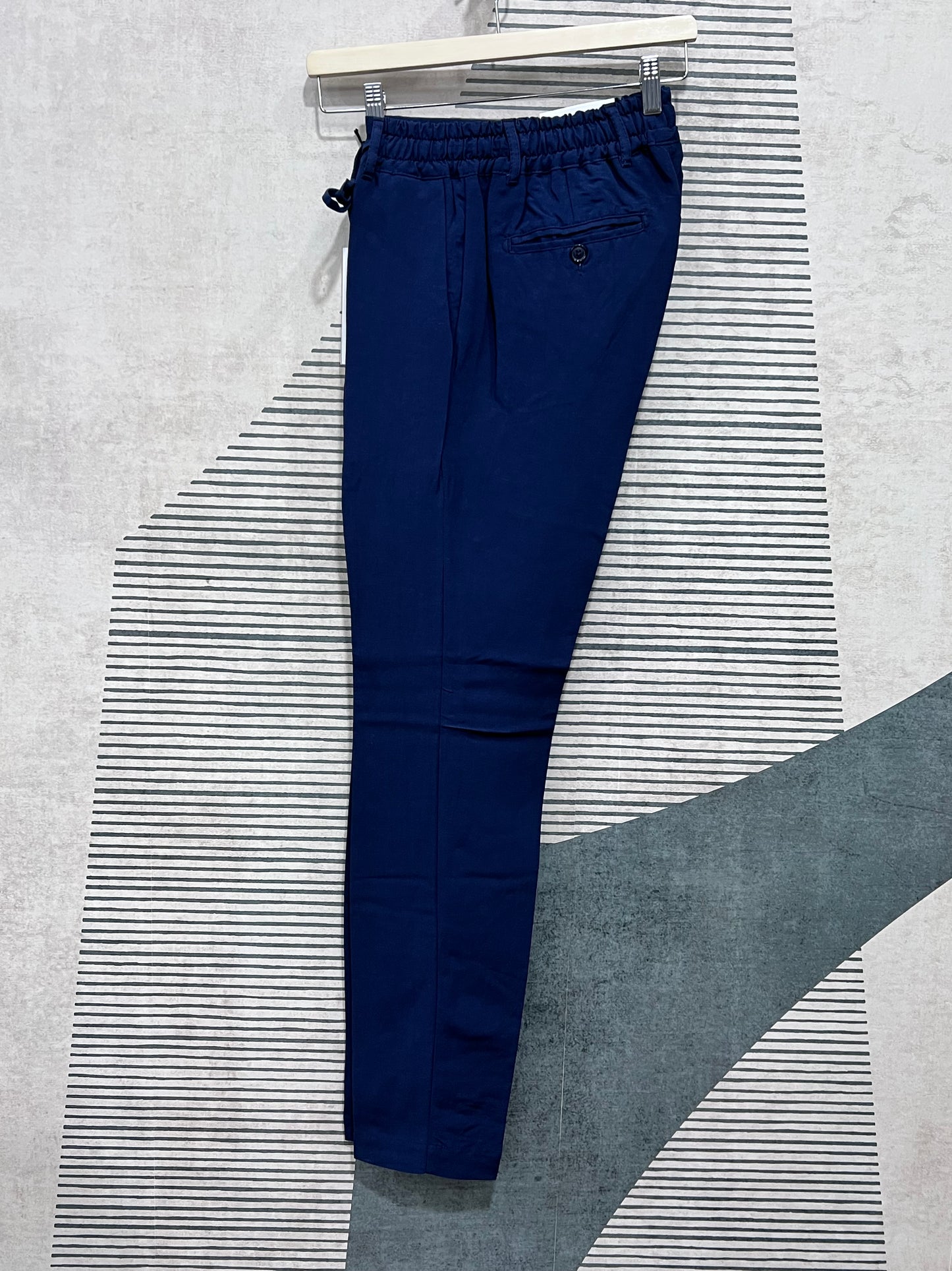 Pantalone Lino & Tencel| Panna & Blu
