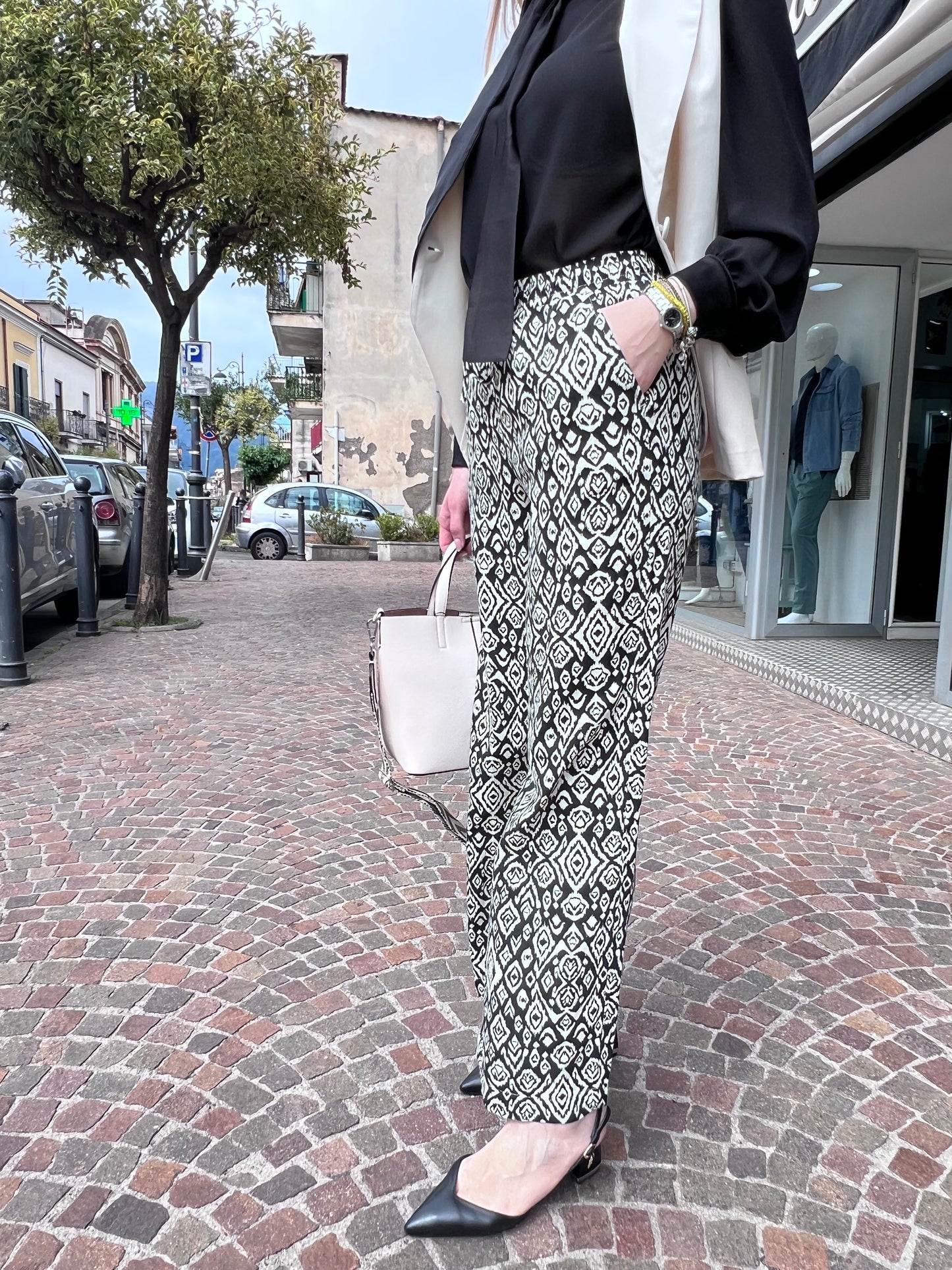 Pantalone Palazzo | Linno | Lino & Viscosa