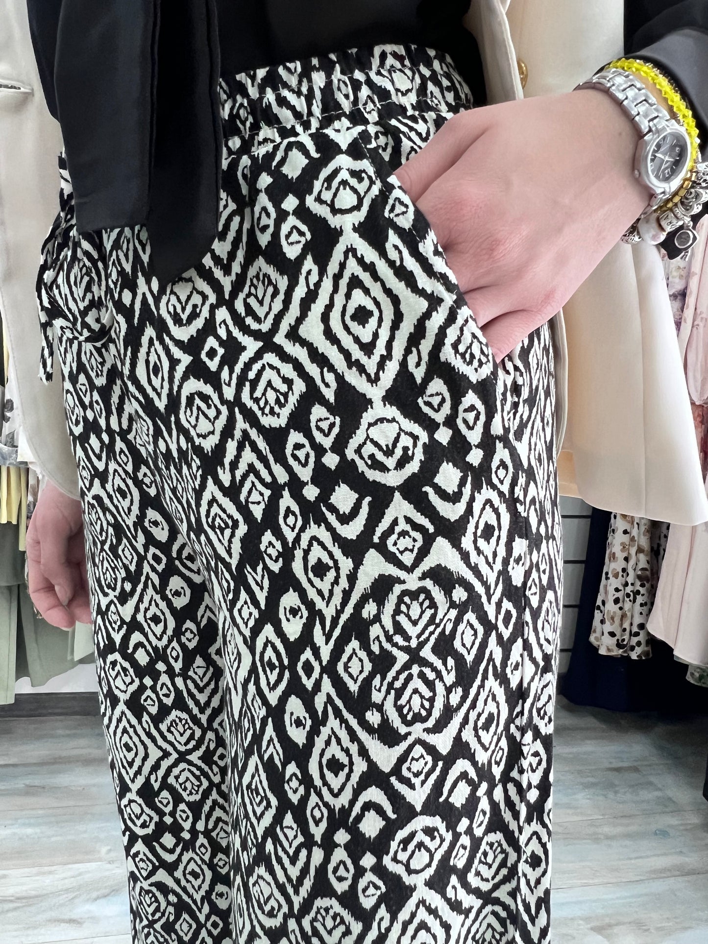Pantalone Palazzo | Linno | Lino & Viscosa