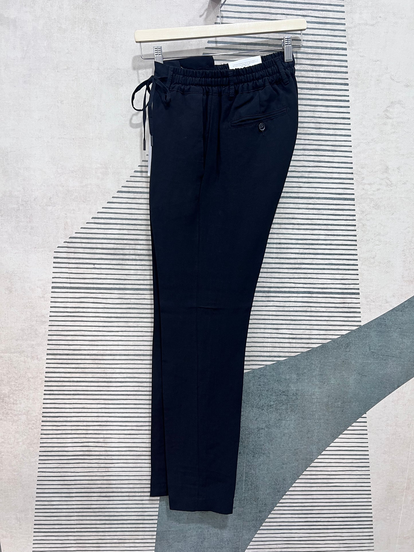 Pantalone Uomo Lino & Tencel| Panna| Blu| Nero