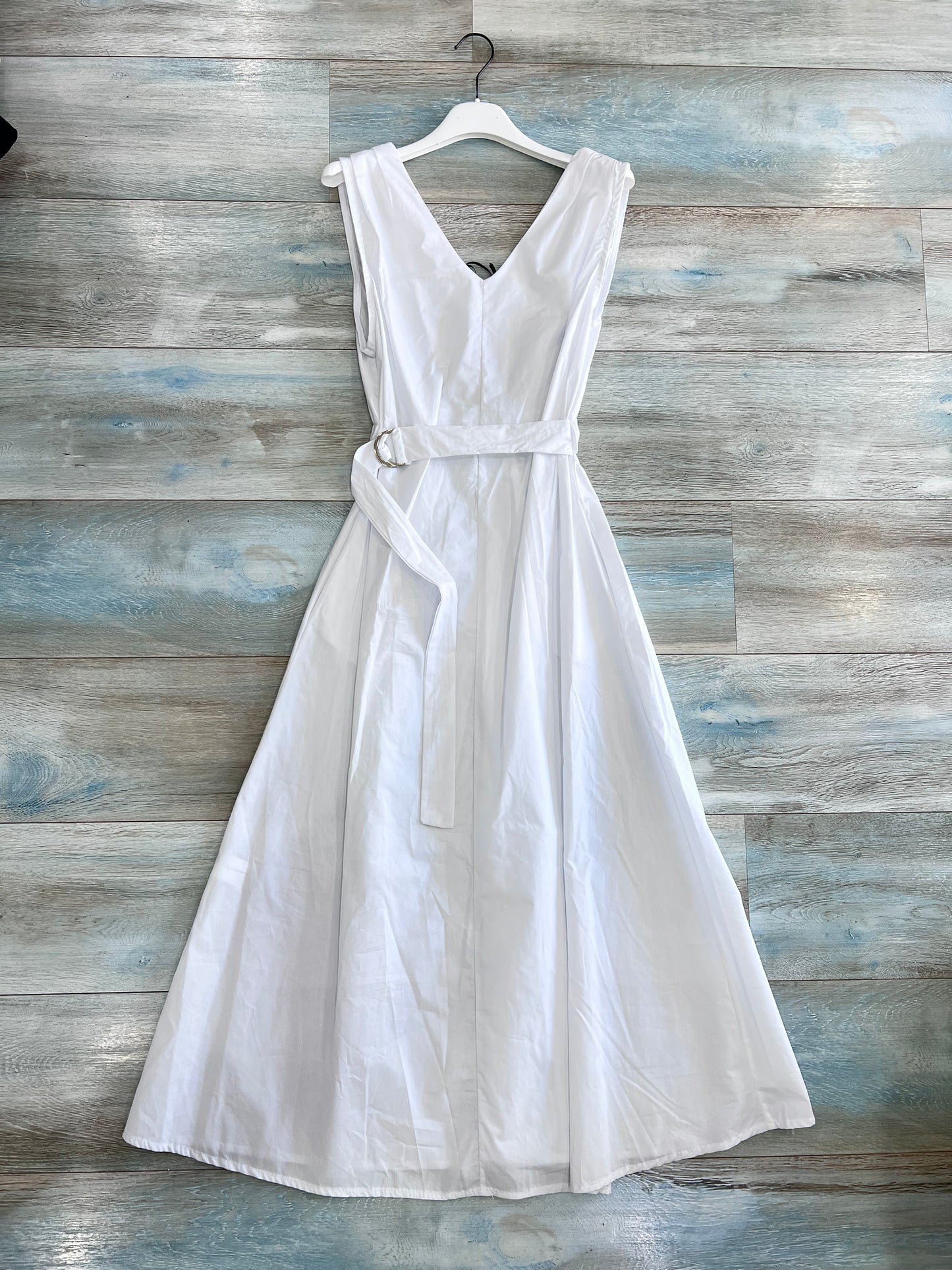 Abito Cotone| 9664| Bianco | Blu