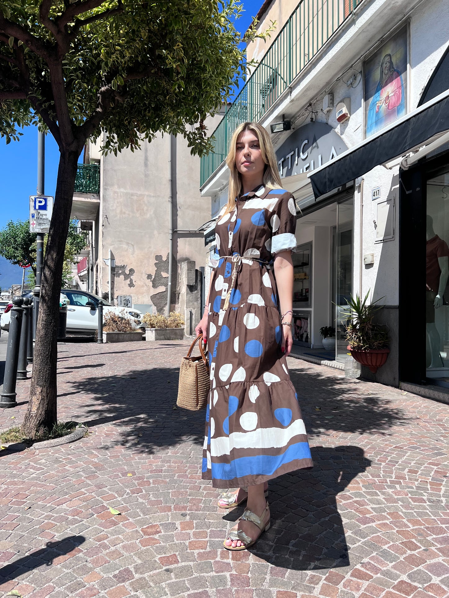 Abito Pois| Moro| Blu