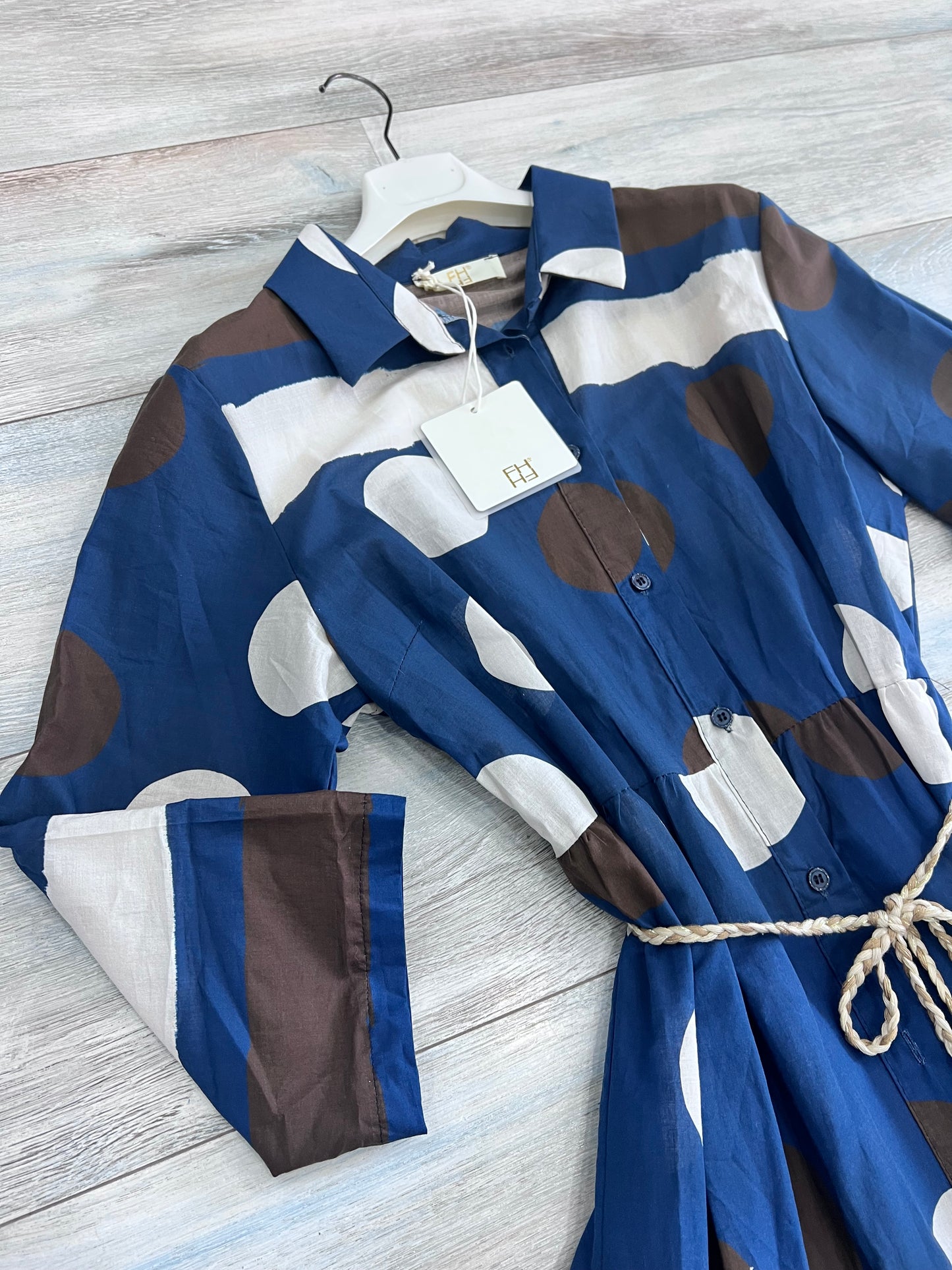 Abito Pois| Moro| Blu