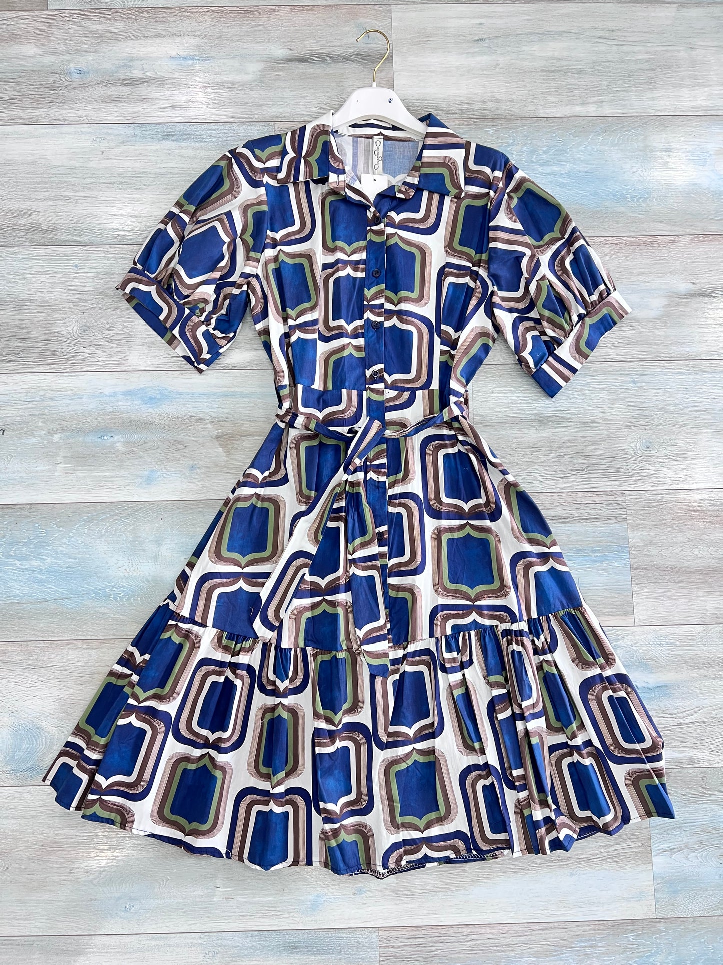 Abito Cotone Midi 91| Moro| Blu| Verde