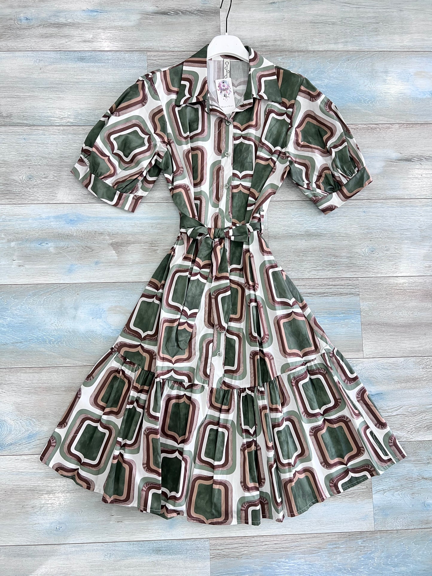 Abito Cotone Midi 91| Moro| Blu| Verde