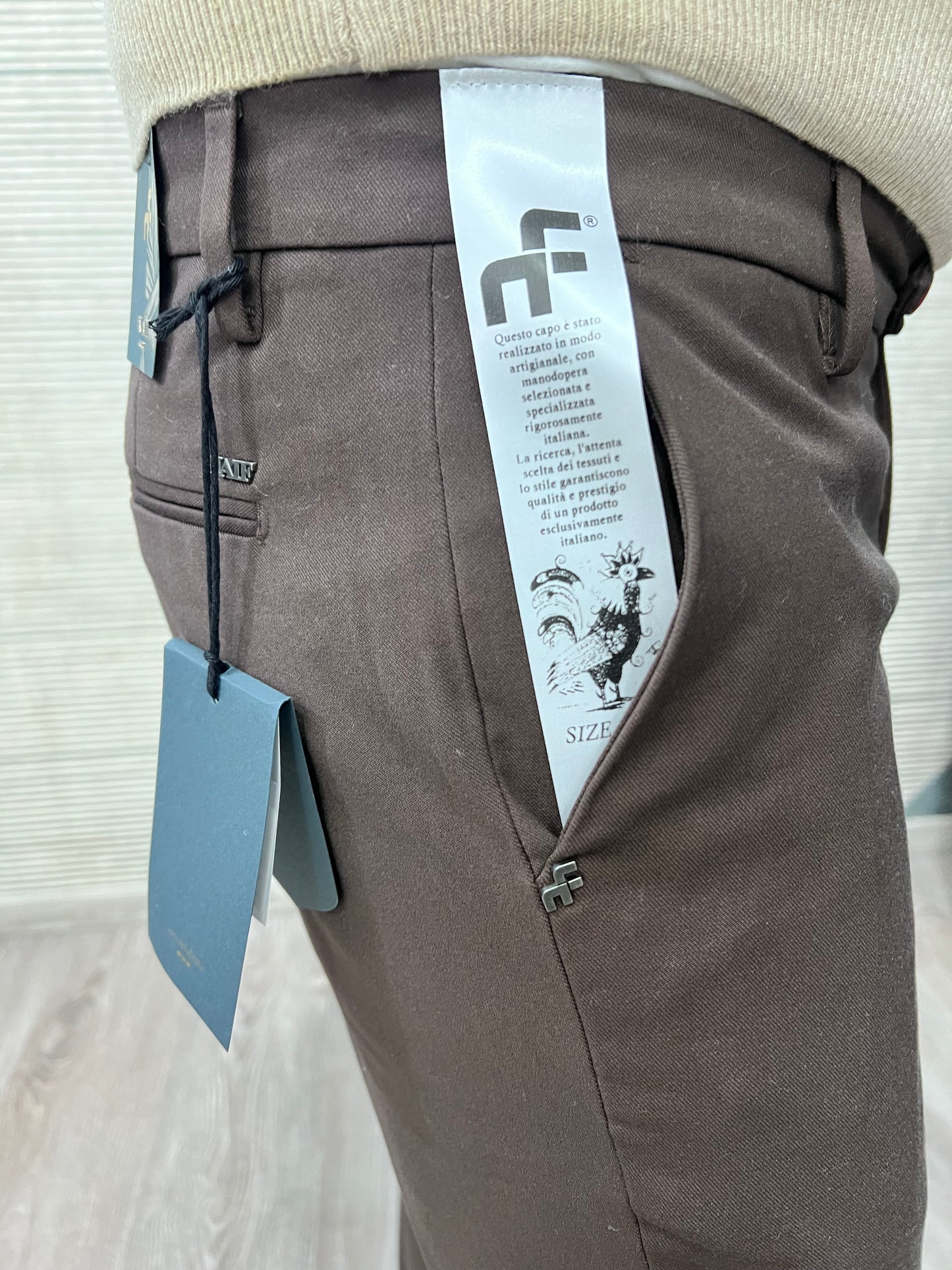 Pantalone Uomo Sartoriale Tela Flex Made in Italy