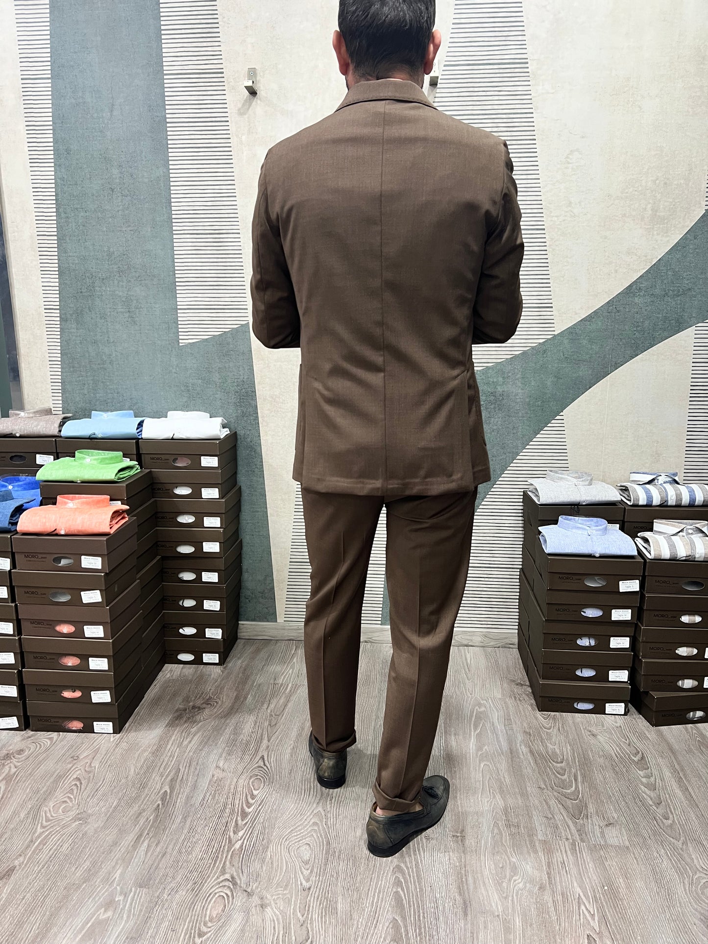 Abito Uomo| Fresco Lana| Brown