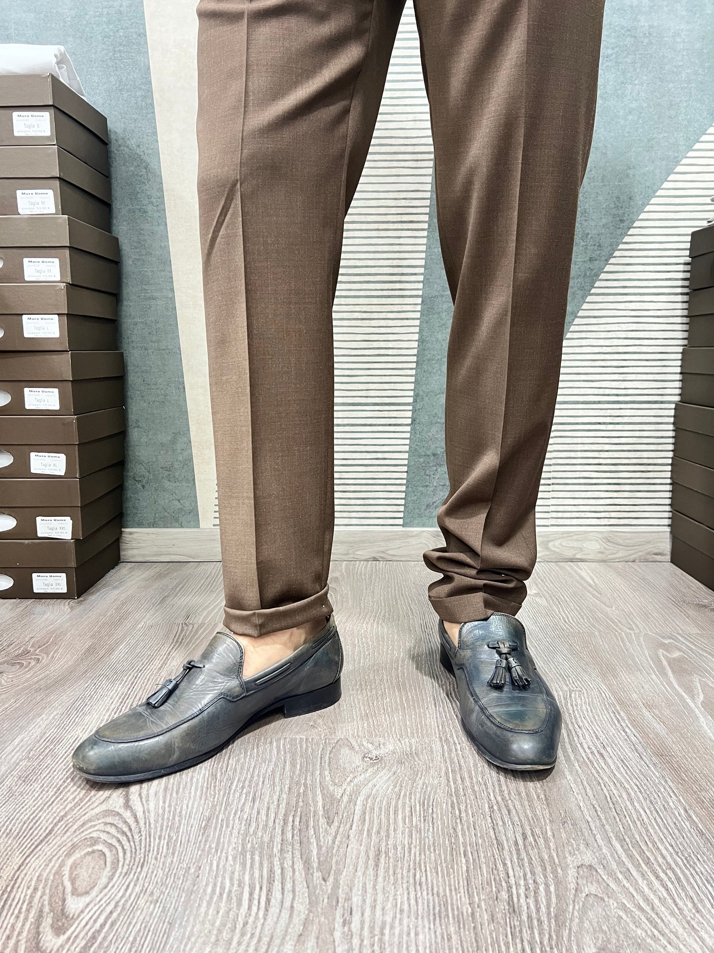 Abito Uomo| Fresco Lana| Brown