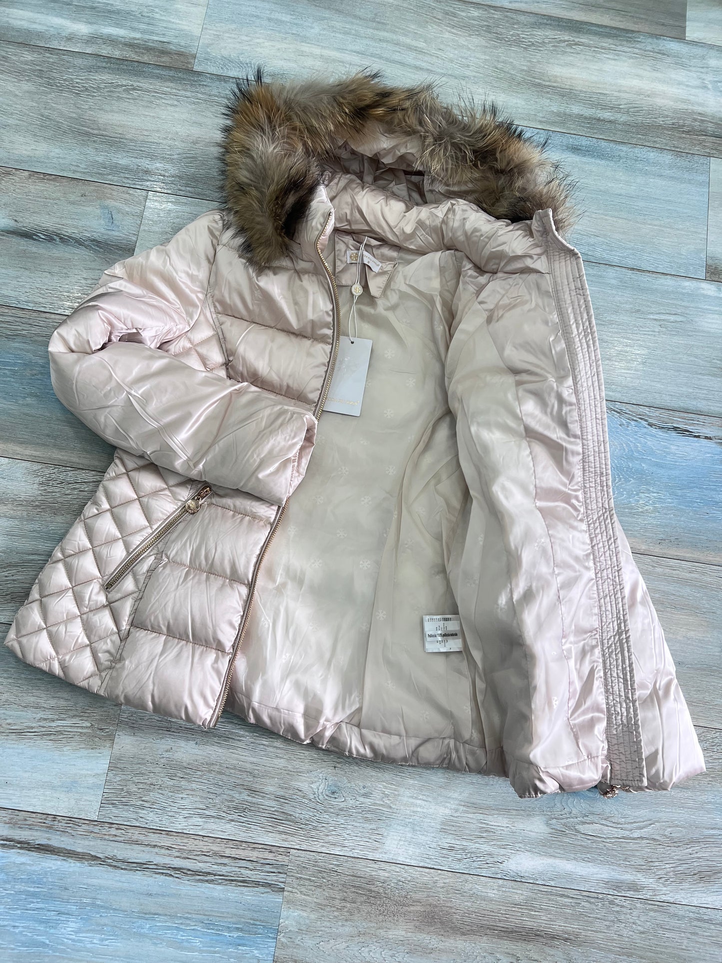 Piumino donna invernale 638 vestibilità avvitata, zip doppio cursore, tessuto trapuntato qualità premium