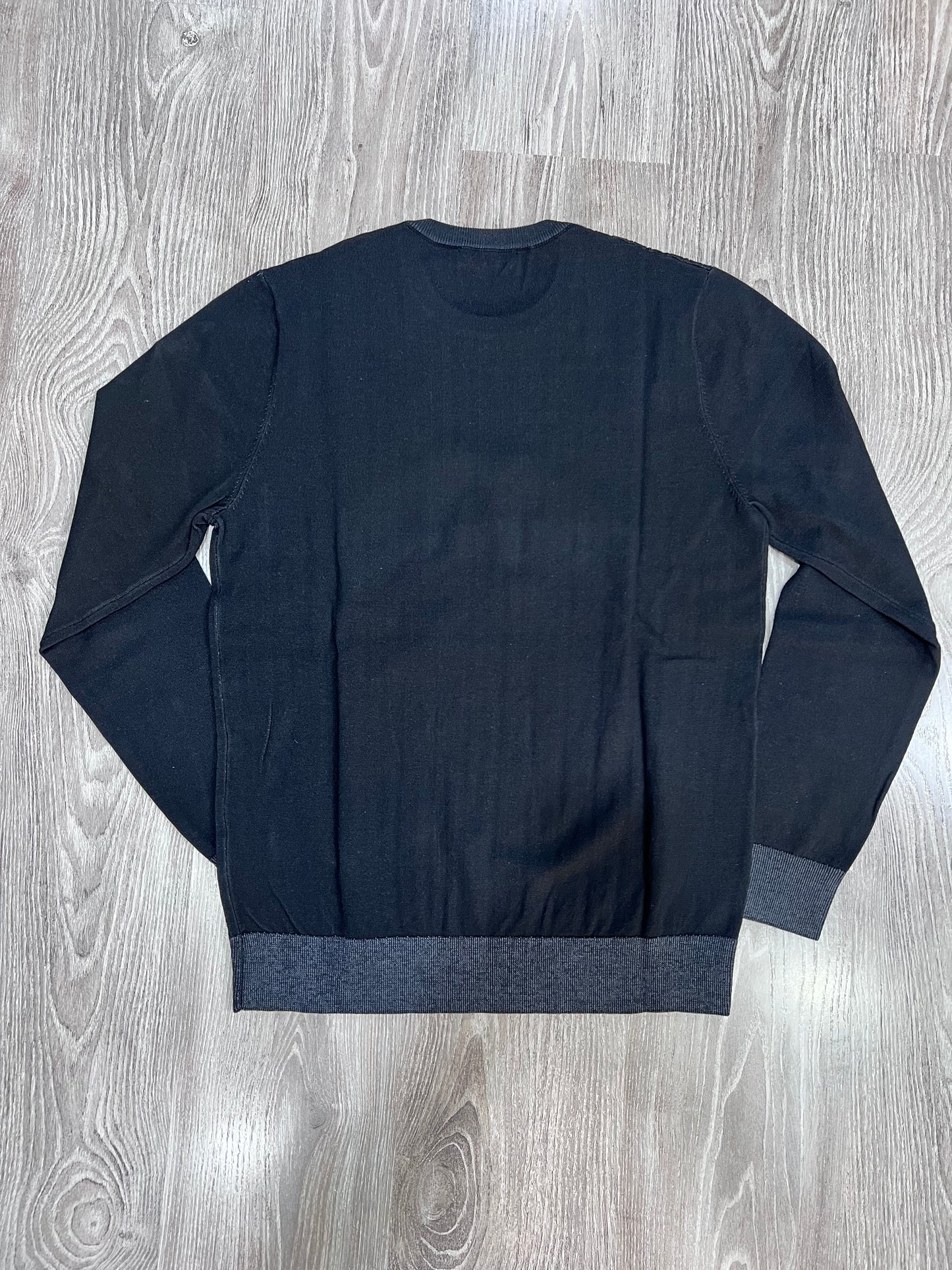 Maglia girocollo viscosa uomo - vista posteriore