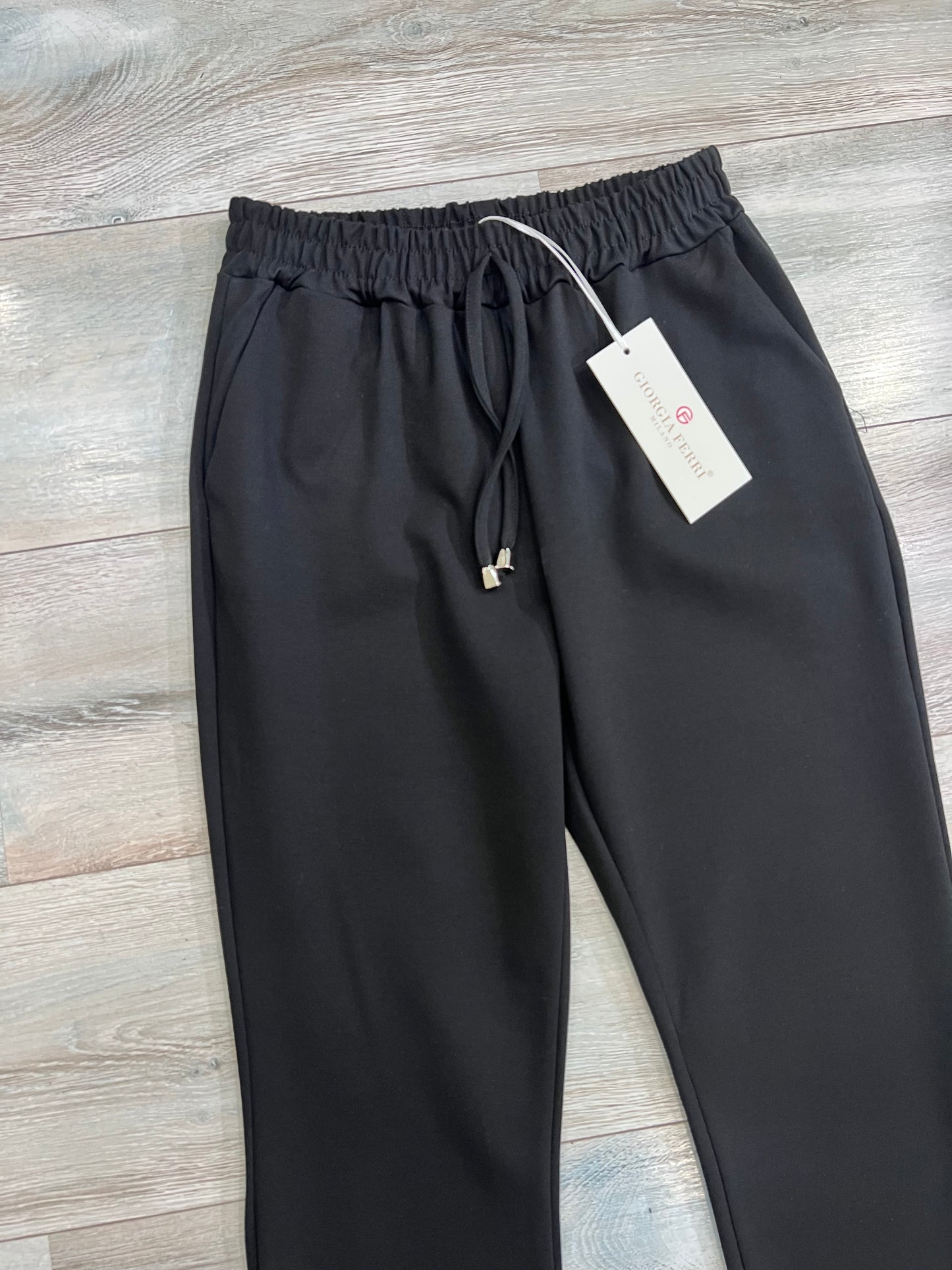 Pantalone donna tessuto Punto Milano - Vista laterale