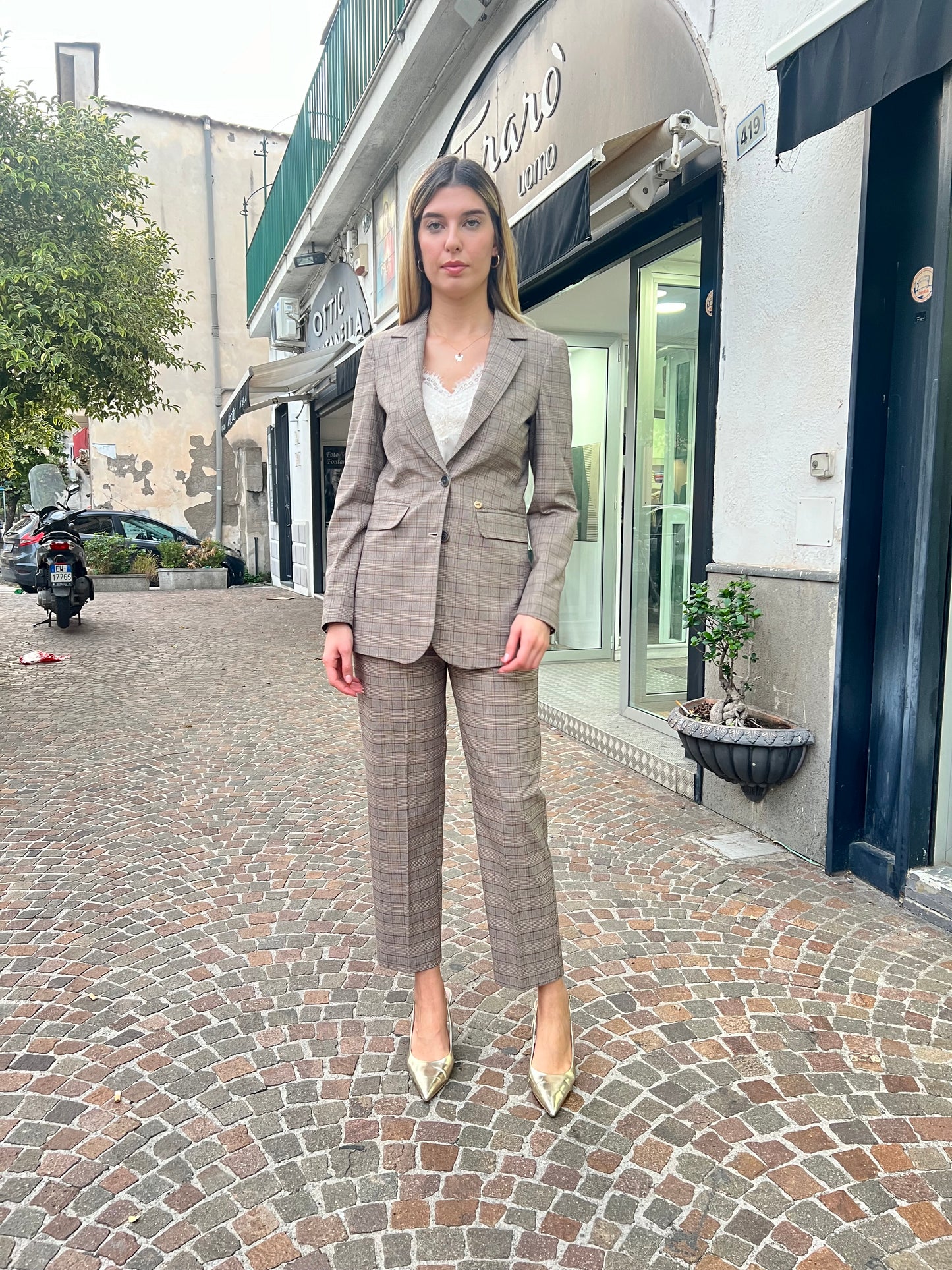 Pantalone Quadri 053 ( Tg. 42 - 48 - 50)