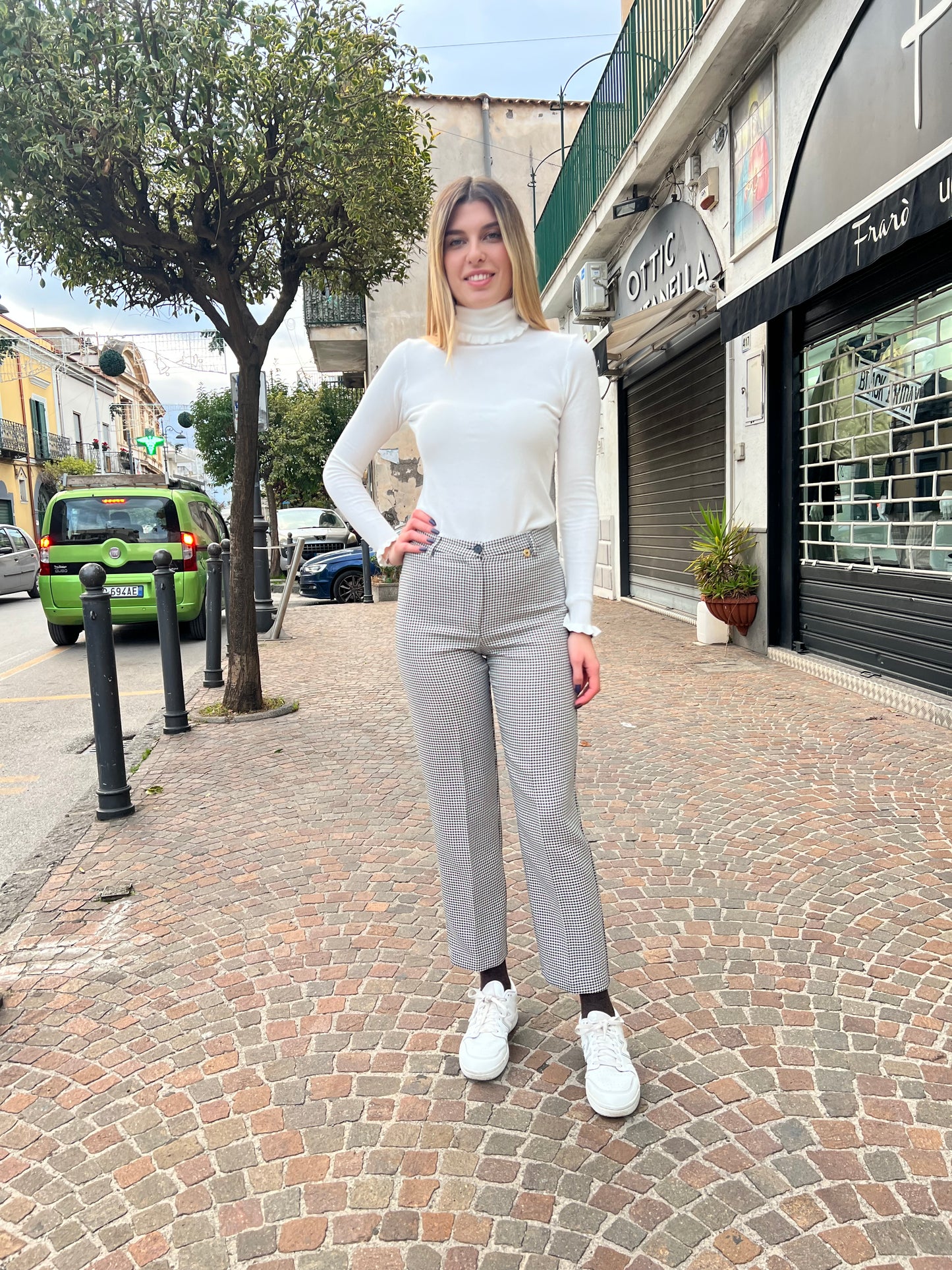 Pantalone Pied Poule 051 ( Tg. 42- 44 -48)