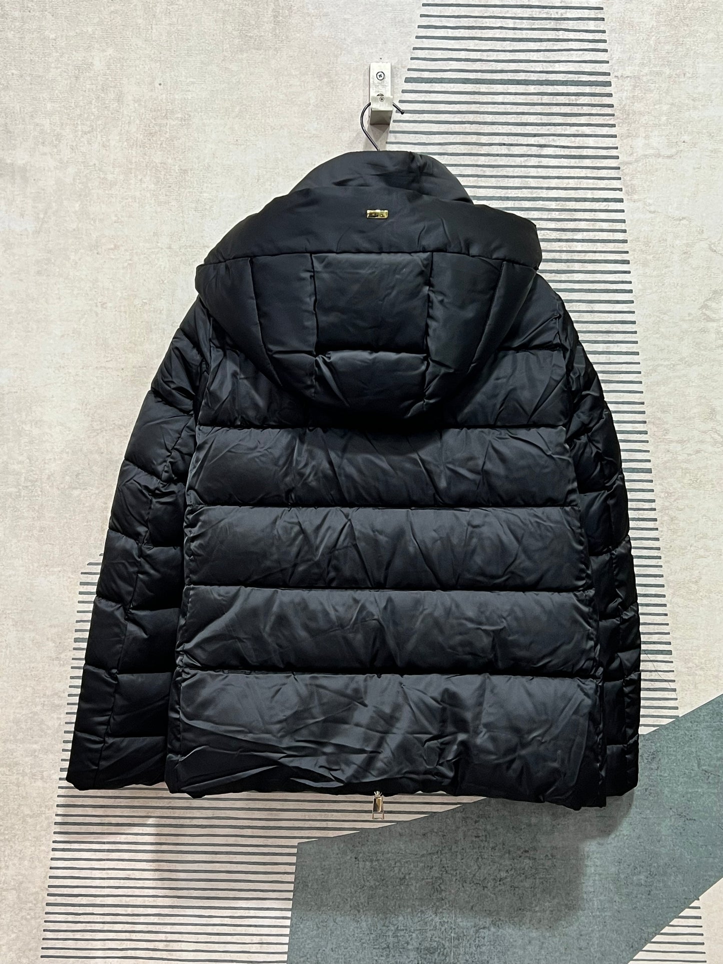 Giubbotto donna Over Black nero - dettaglio posteriore