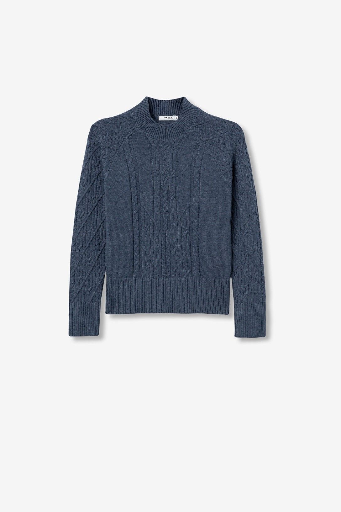 Dettaglio qualità tessuto maglione Alchemy, composizione viscosa poliestere poliammide morbido
