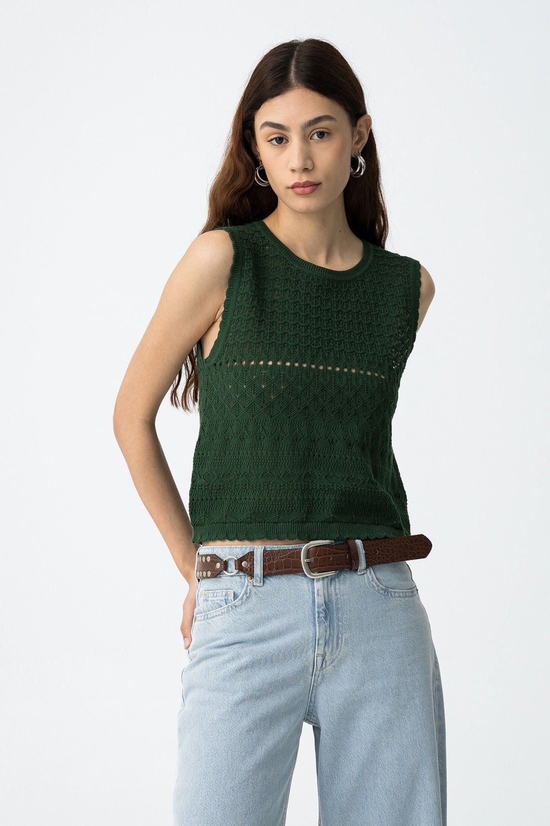 Canotta Aline Panna| Verde ( S- L-XL solo verde)