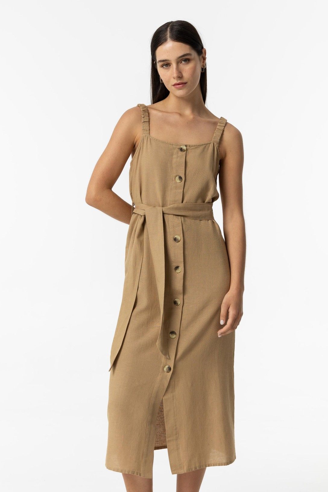 "Abito Crack beige donna - immagine principale prodotto"