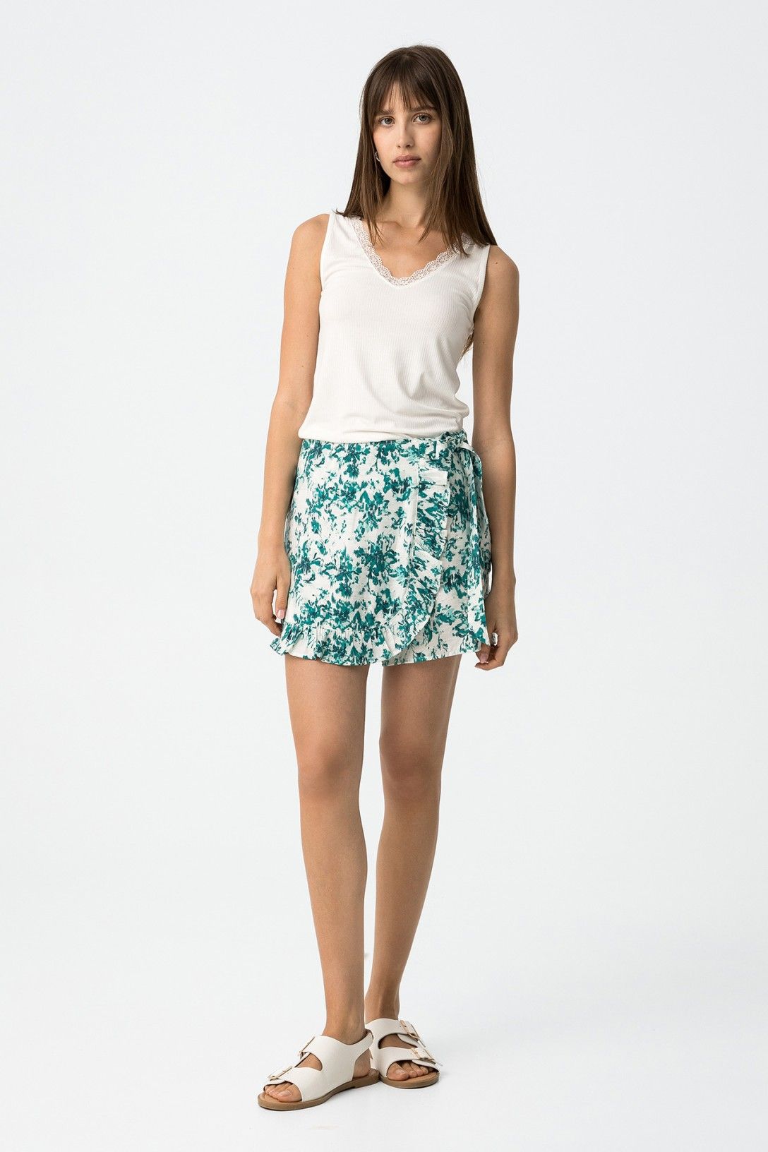 Gonna-Shorts | Green| Davina