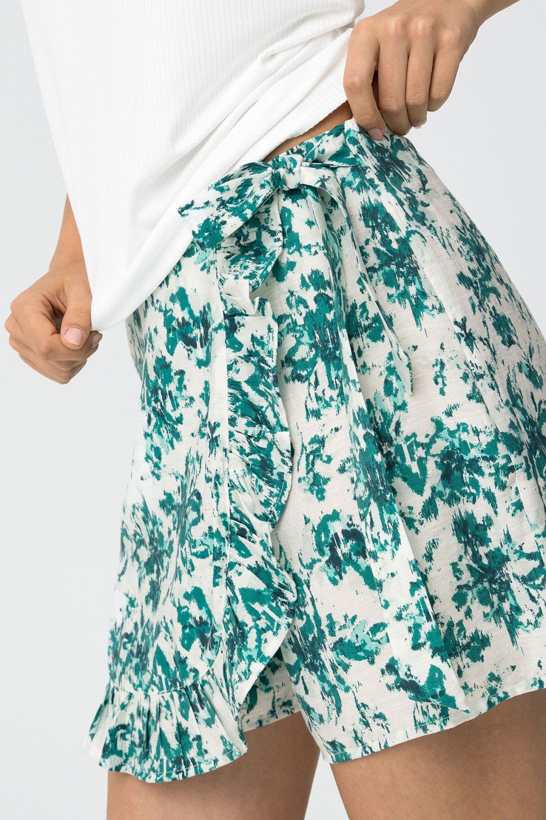 Gonna-Shorts | Green| Davina