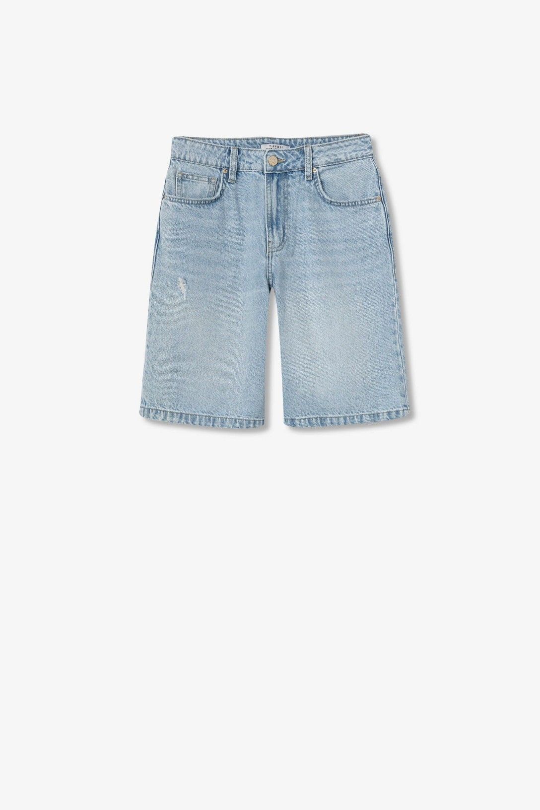 Bermuda Jeans donna Doja - prodotto non indossato vista completa denim boyfriend