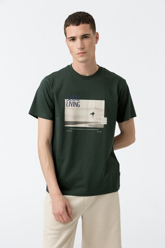 T-Shirt Iker Bianca & Verde ( Ultime L & XL )