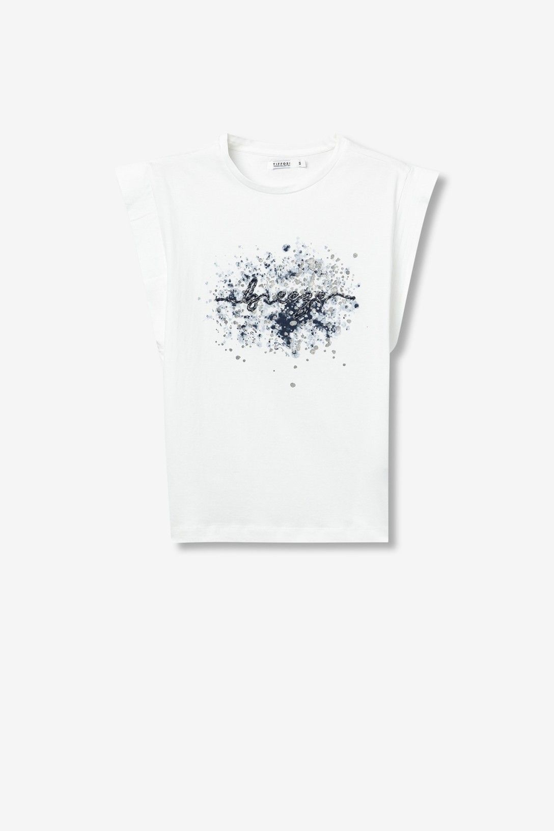 T-Shirt Indigo | Bianca | Blu