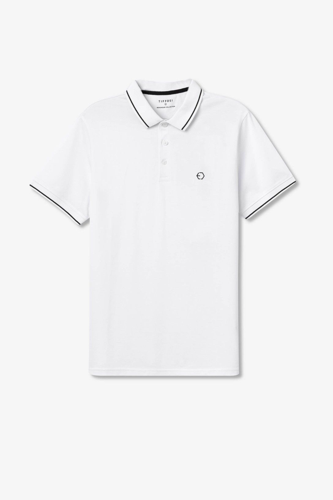 Polo Jeremy | Bianca - Nero - Verde - Royal