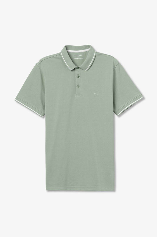 Polo Jeremy | Bianca - Nero - Verde - Royal