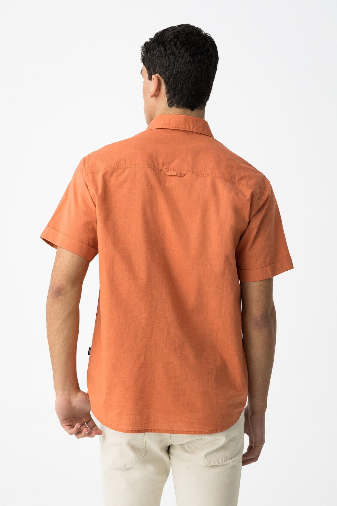 "Camicia Kobe arancio, vista posteriore"