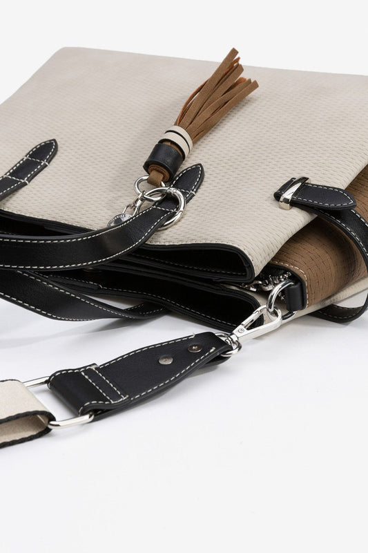 Borsa Lilith donna con tracolla rimovibile — dettaglio laterale | Frarò