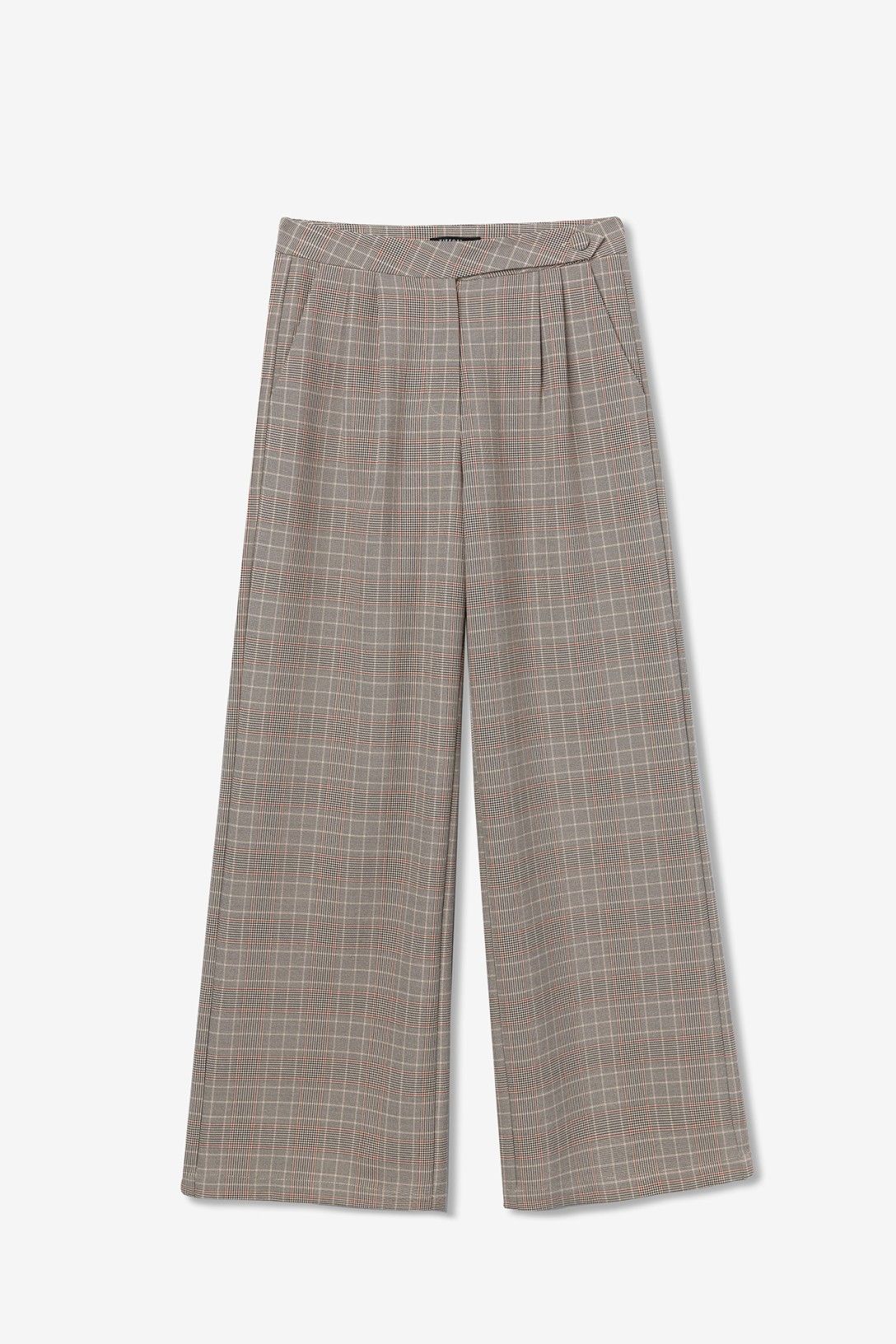 Pantalone Wide Leg Panny donna - dettaglio tasche anteriori e vita alta
