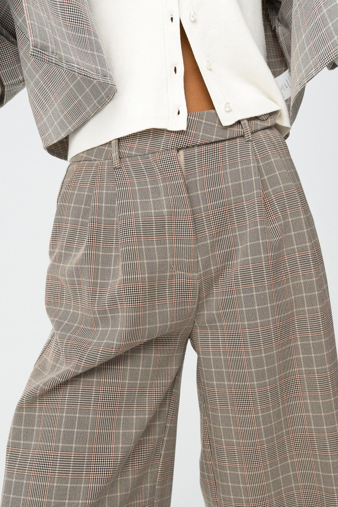 Pantalone Wide Leg Panny donna - dettaglio tessuto e vestibilità ampia
