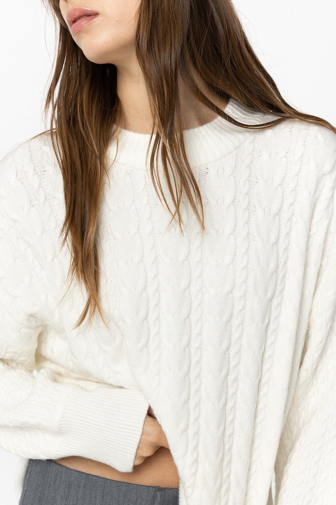 White sintra sweater
