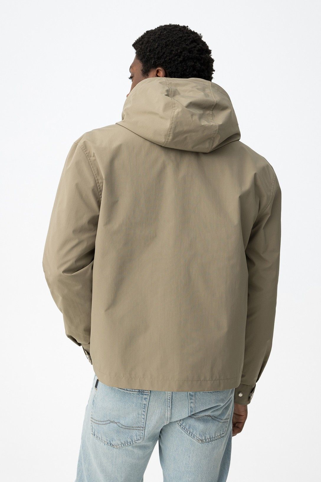 Giacca leggera Thunder vista posteriore - giubbotto uomo cappuccio lunghezza normale