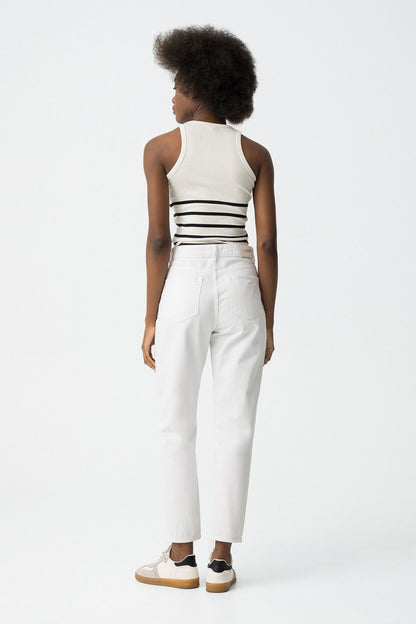 Jeans Bianco Mom 127