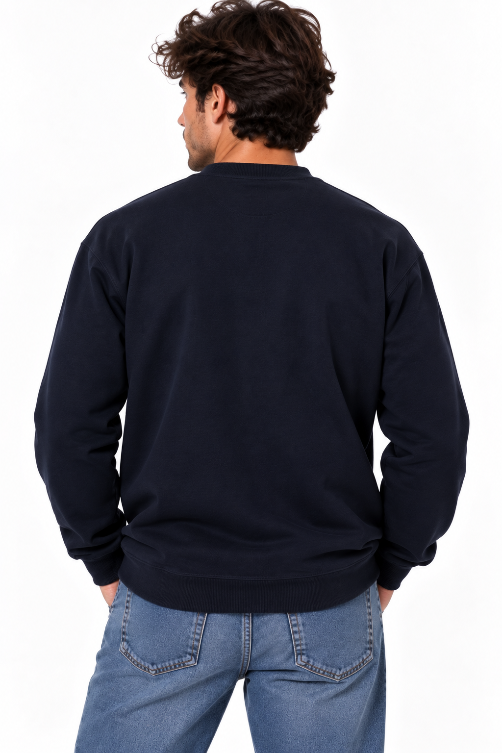 Felpa uomo Ford Tiffosi dark blu, vista posteriore