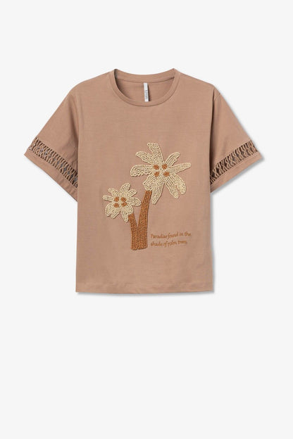 T-Shirt Chani Sabbia