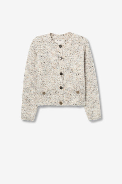Cardigan donna Diadem Tiffosi - vista completa maniche lunghe e vestibilità regolare
