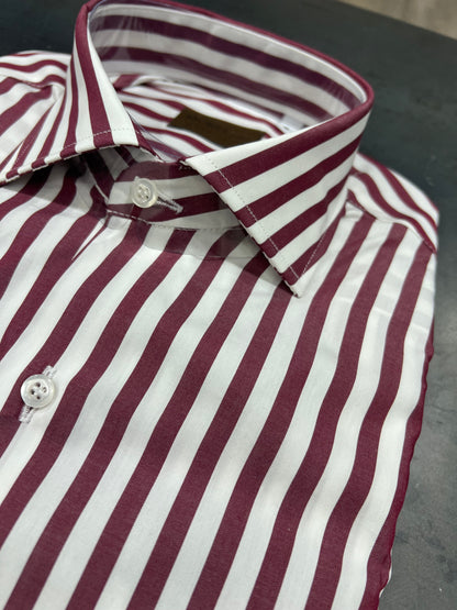 Camicia Rigo Bordeaux
