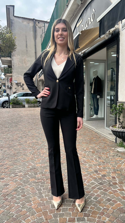 Tailleur Zampa nero 508/25 ( Ultimo tg. 46)