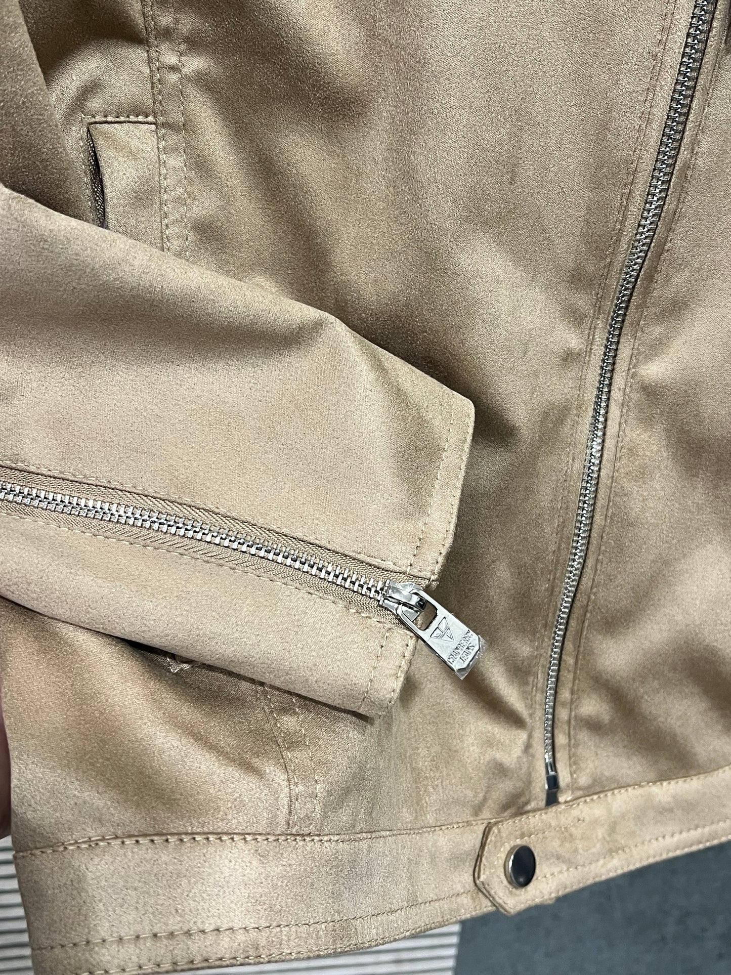Giubbotto Biker Camel