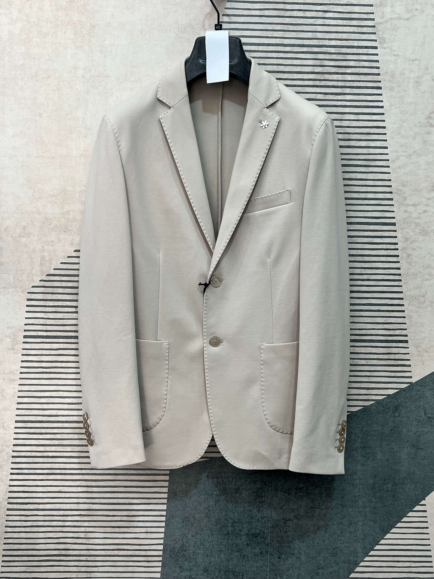Giacca Punto Milano New Beige & Blu