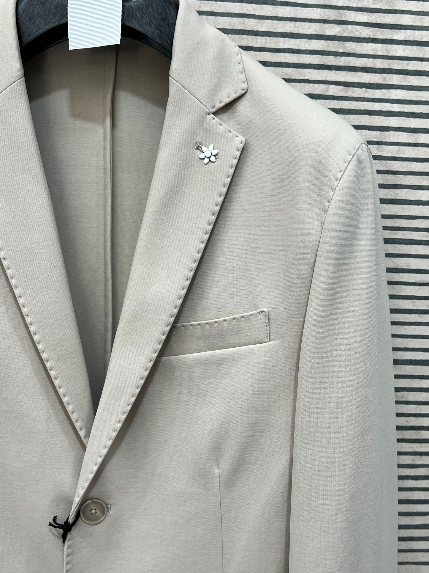 Giacca Punto Milano New Beige & Blu