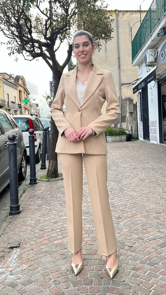 Tailleur Mokos Beige Mono