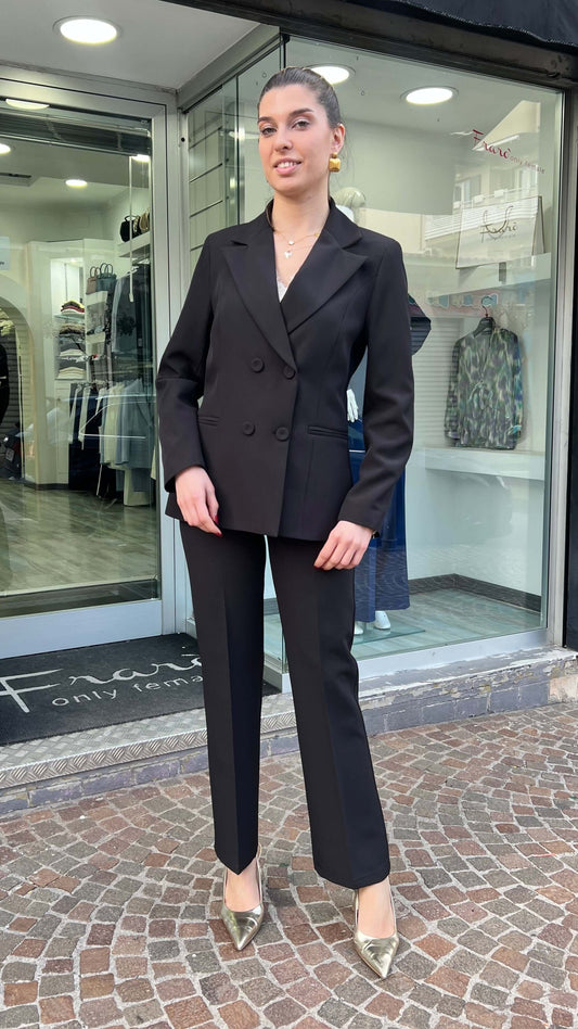 Tailleur Mokos Nero Doppio Petto