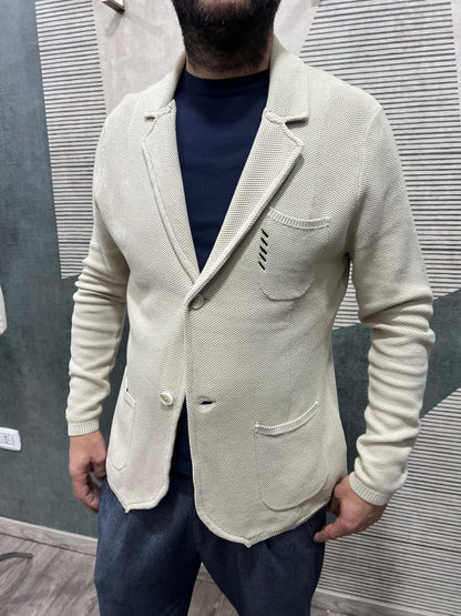 Giacca in Filo Pernice + Colore
